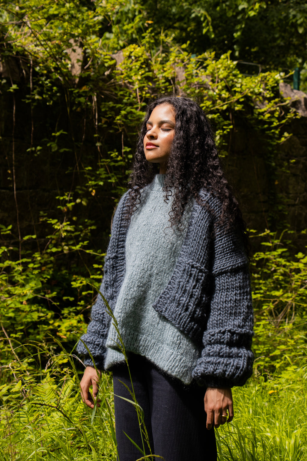 Daily Mohair Sweater in Bottle – GABRIELLE MALONE